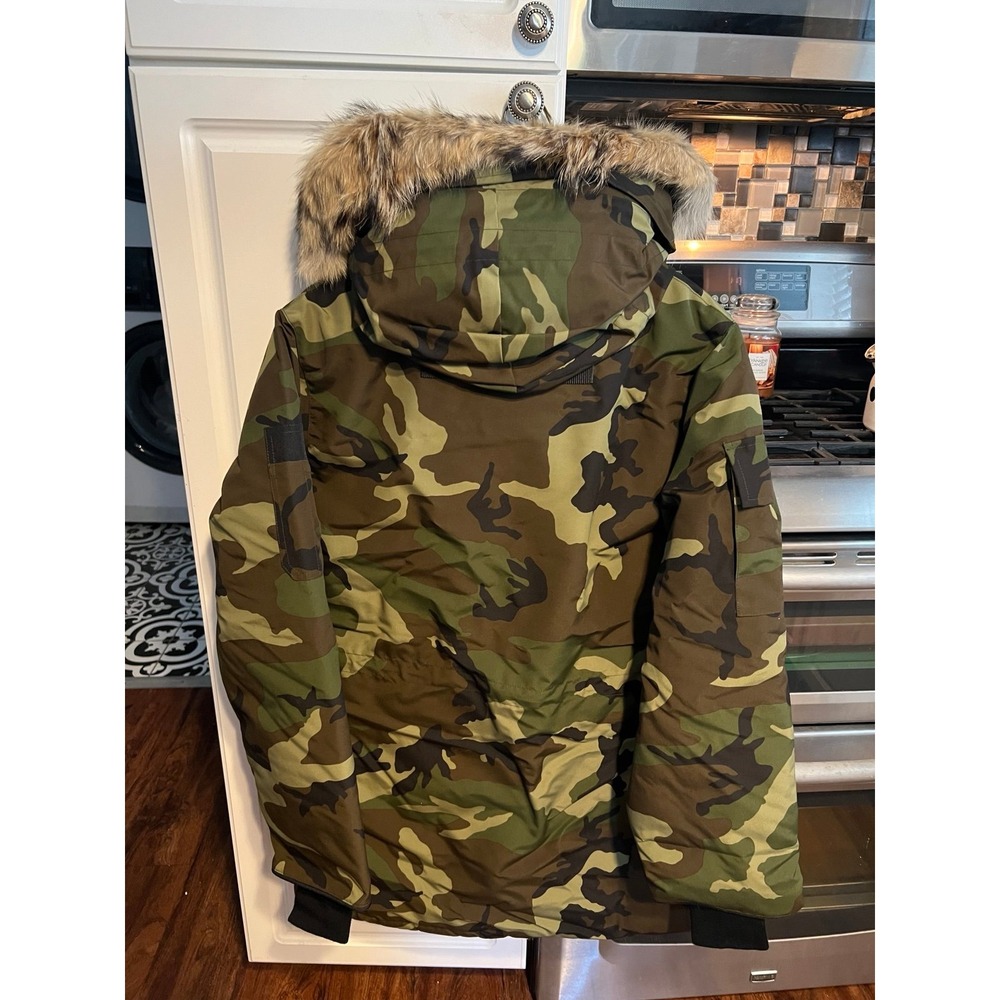 New Canada Goose Expedition Parka Camo Print Womens size XL & Receipt - Picture 3 of 15